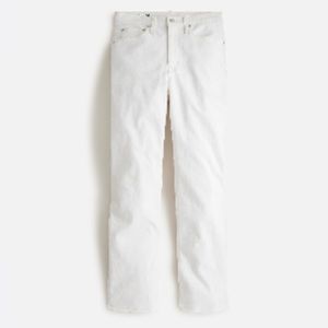 NWT - J.Crew - Petite slim boyfriend jean, white, raw hem, 31P